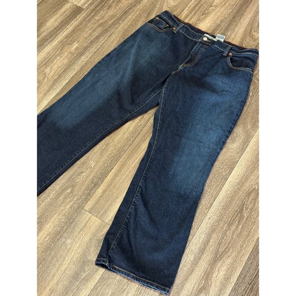 LEVI'S 550 RELAXED BOOT CUT WOMENS JEANS SIZE 14 SHORT 28.5IN WESTERN BOHO STRET - Picture 2 of 8